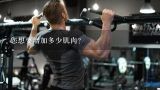 您想要增加多少肌肉？