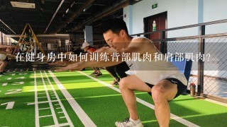 在健身房中如何训练背部肌肉和肩部肌肉？