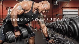 请问在健身房怎么锻炼出大块肌肉来？